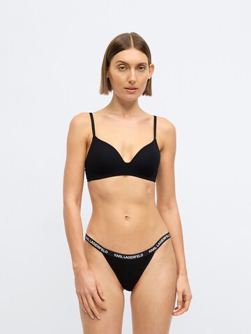 Slip di Karl Lagerfeld in nero