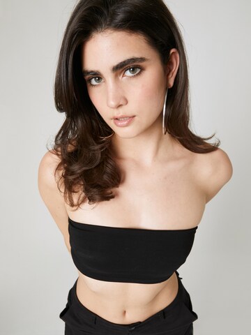 LENI KLUM x ABOUT YOU Топ 'Nicola' в Черный