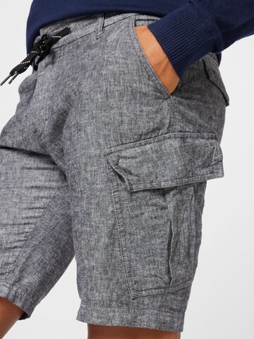 QS - regular Pantalón cargo en gris