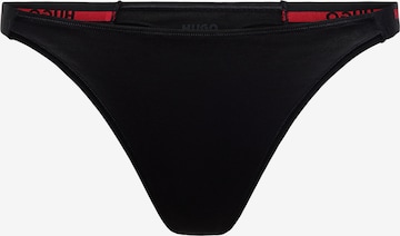 HUGO Стринг в черно: отпред