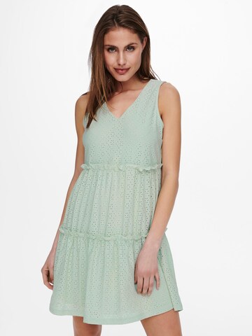 ONLY فستان صيفي 'Lina' بلون أخضر
