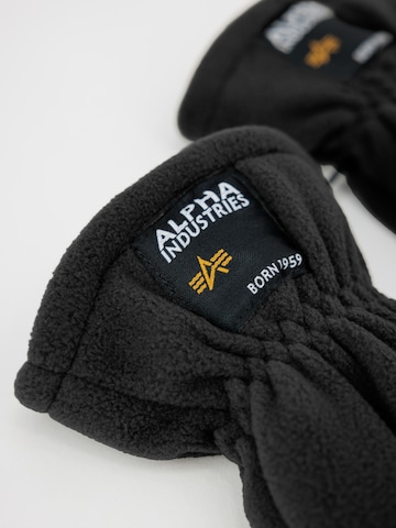 ALPHA INDUSTRIES Rokavice | črna barva