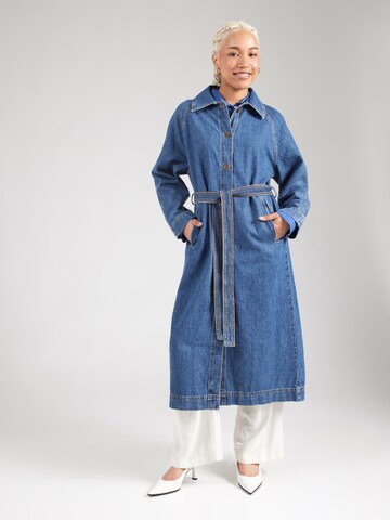 Lindex Tussenmantel 'Denise' in Blauw: voorkant