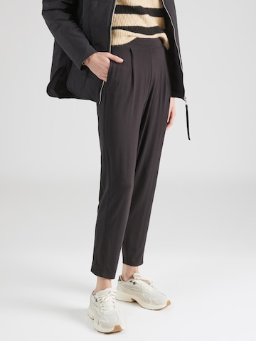 Marks & Spencer Tapered Bundfaltenhose in Schwarz: predná strana