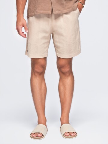Ombre Pants in Brown: front