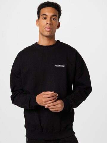 Pegador Sweatshirt in Zwart: voorkant