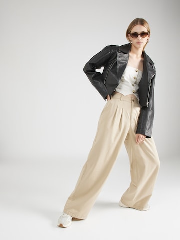 LEVI'S ® - Pierna ancha Pantalón plisado 'Pleated Wideleg Trouser' en marrón