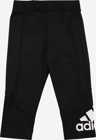 ADIDAS SPORTSWEAR Skinny Sporthose 'Designed 2 Move 3/4' in Schwarz: predná strana