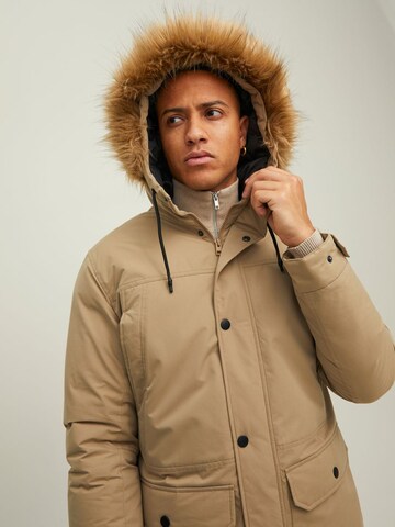 Parka invernale 'Winner' di JACK & JONES in beige