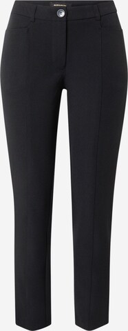 MORE & MORE Regular Chino Pants in Black: front