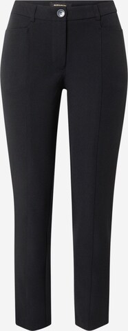 Pantaloni eleganți de la MORE & MORE pe negru: față