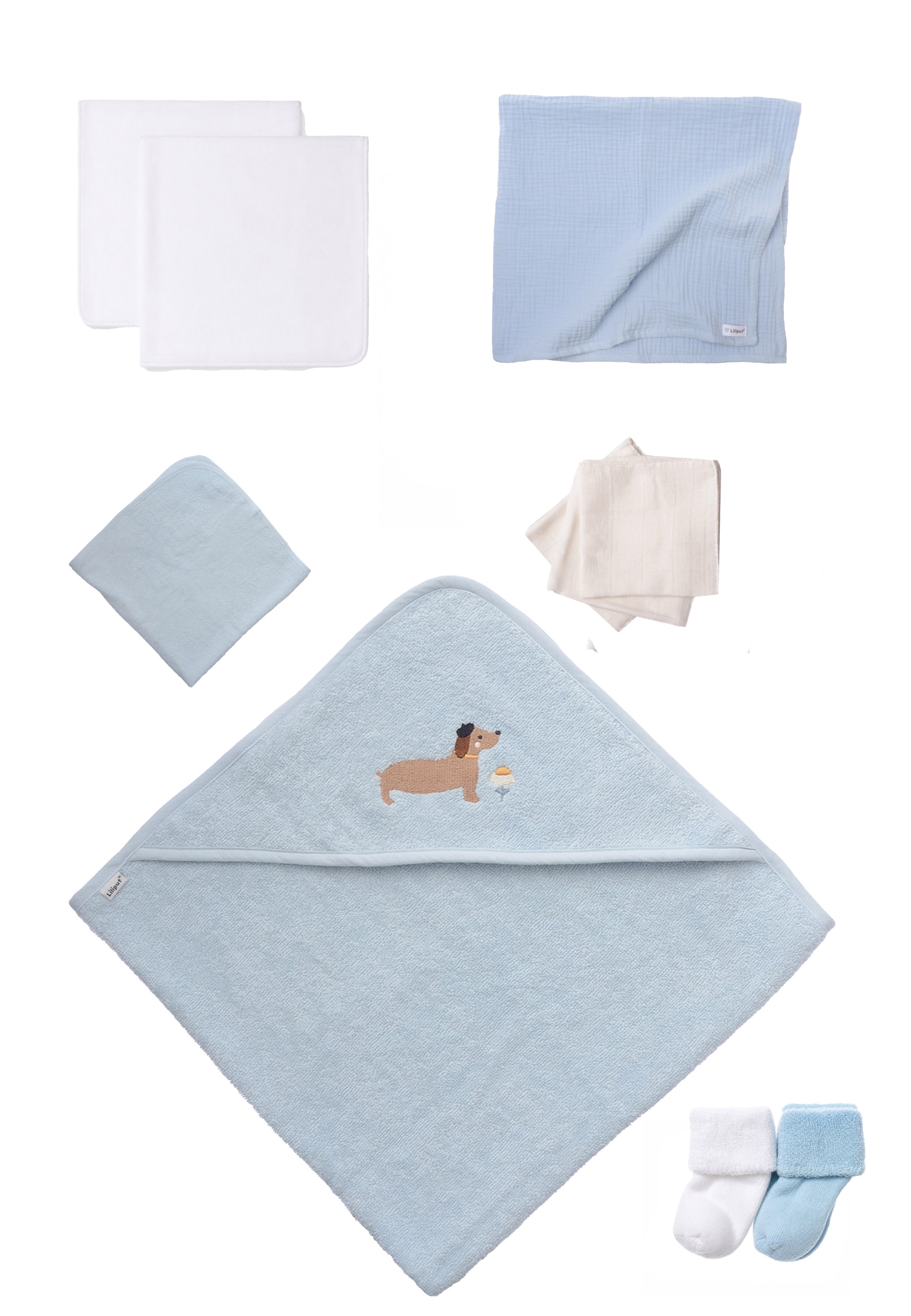 LILIPUT Underwear Set 'Dackel' in Blue