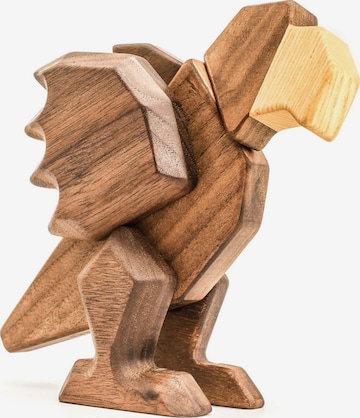 FABLEWOOD Figure/Sculpture 'Parrot' in Brown: front