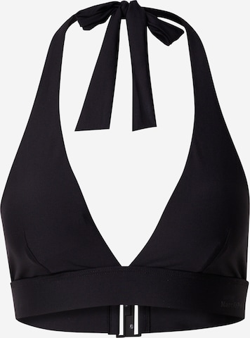 juoda Marc O'Polo Trikampė Bikinio viršutinė dalis 'Stockholm': priekis