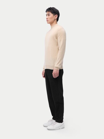 Pull-over 'Men's Essential Mock Neck Cashmere Sweater' GOBI Cashmere en beige