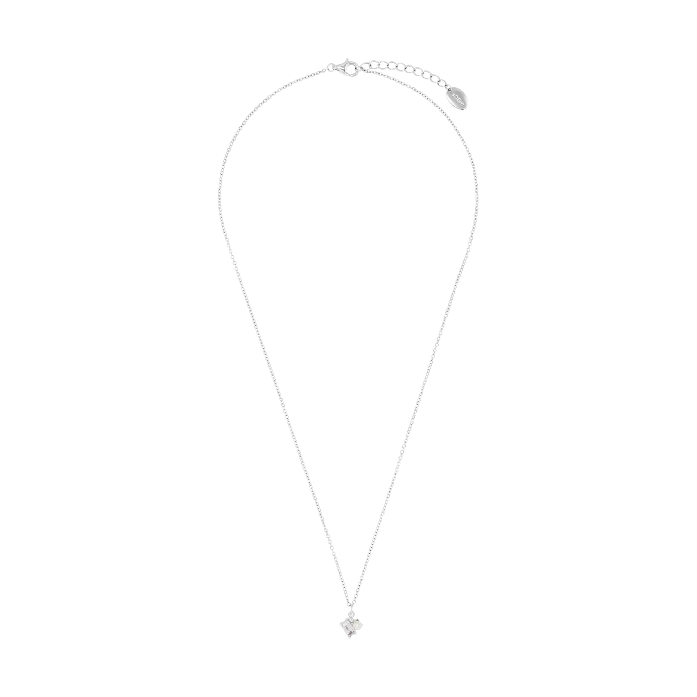 s.Oliver Necklace in Silver: front
