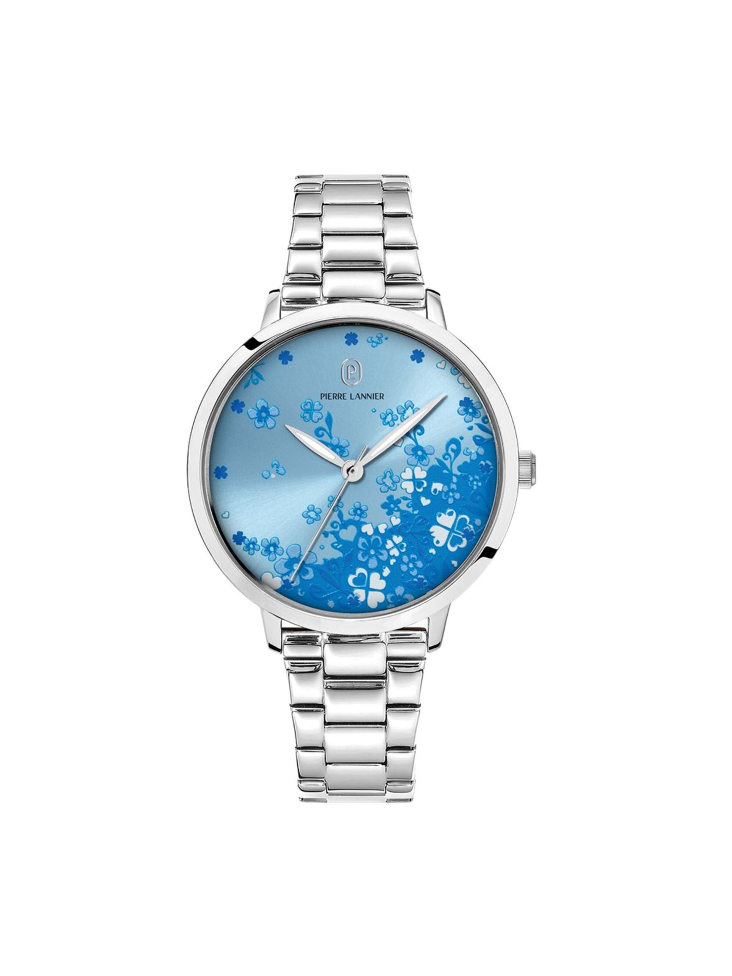 Montre à affichage analogique 'Pierre Lannier - Watch Tallia - Quartz watch movement - Watch case width: 36 mm' Pierre Lannier en bleu : devant