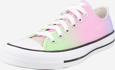 CONVERSE Zemie brīvā laika apavi 'Chuck Taylor All Star', krāsa - gaiši zaļš / debesu lillā / gaiši rozā / balts, Preces skats