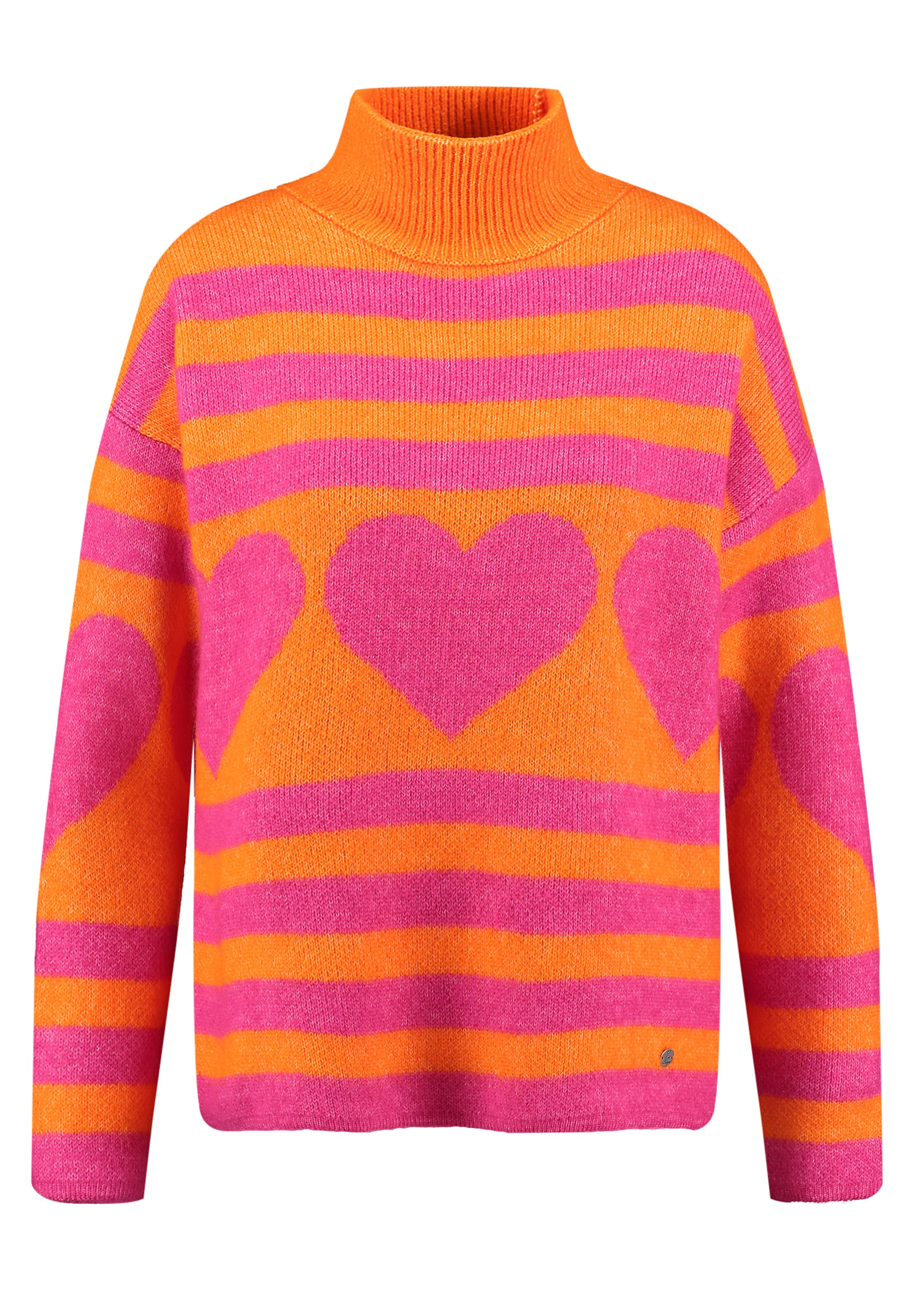 Key Largo Svetr 'Dear' – oranžová: přední strana