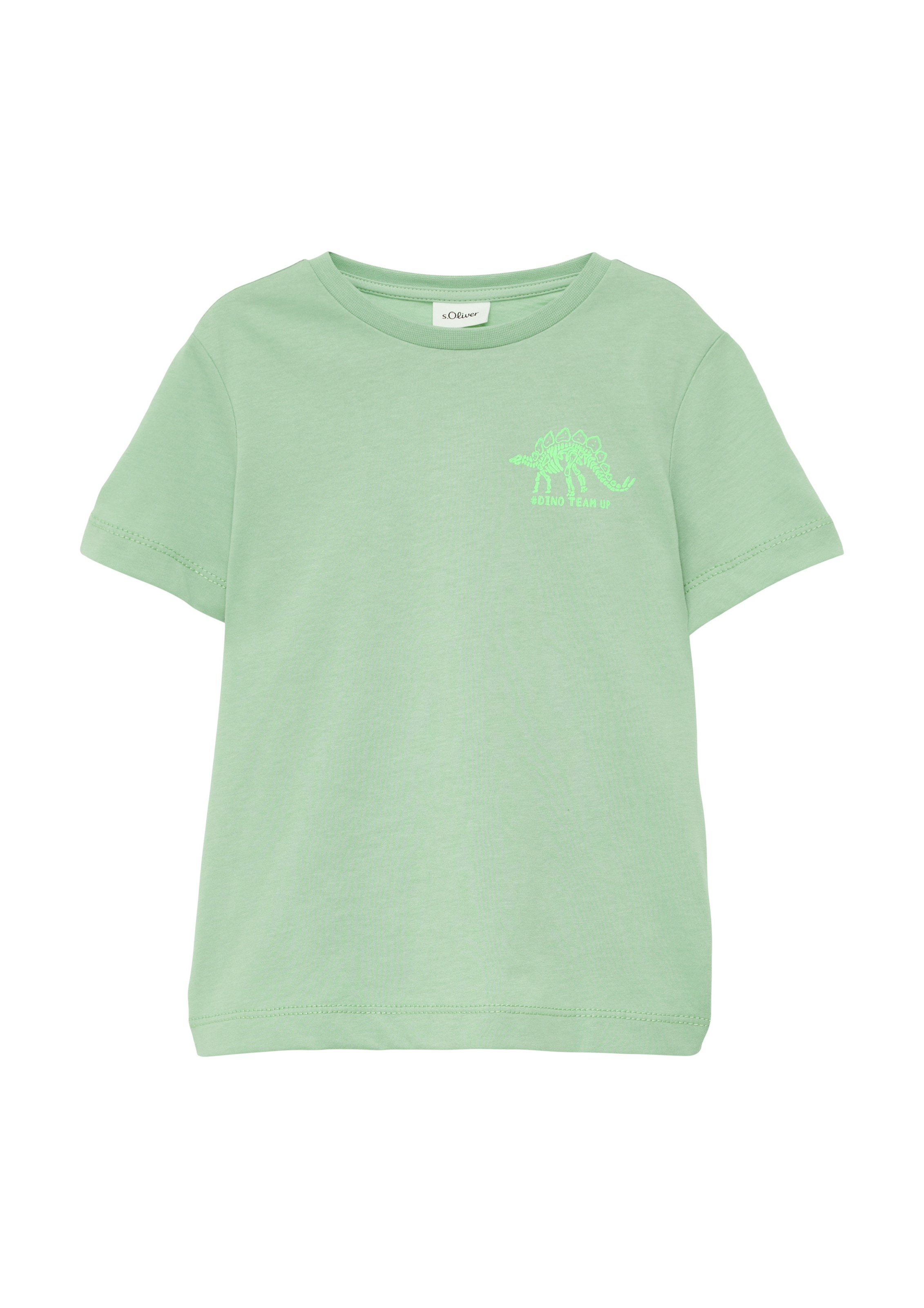 T-Shirt s.Oliver en vert : devant