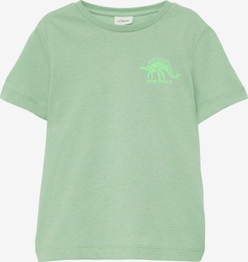 T-Shirt s.Oliver en vert : devant