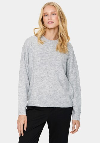 SAINT TROPEZ Pullover in Grau: Vorderseite