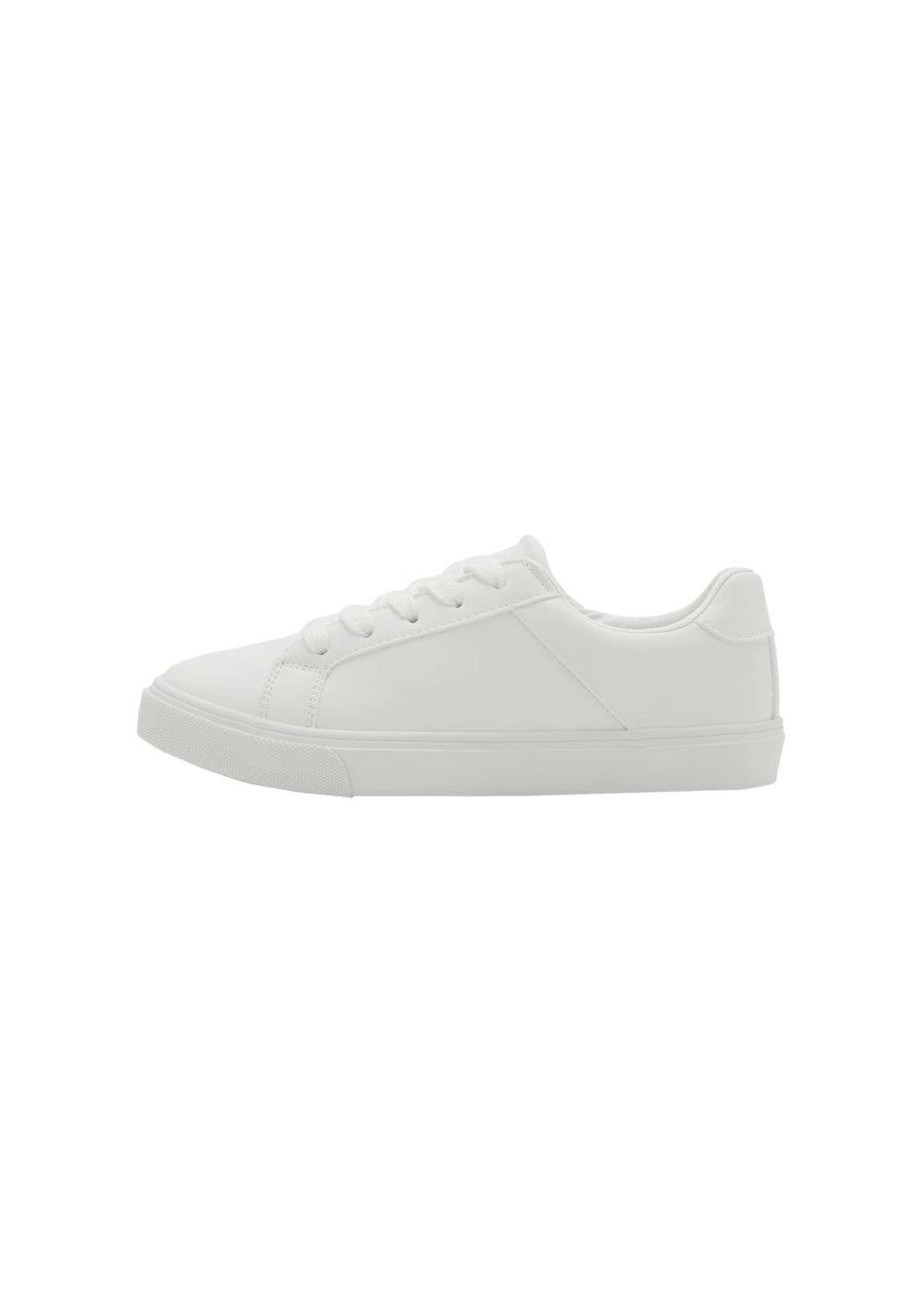 MANGO KIDS Sneakers in White: front