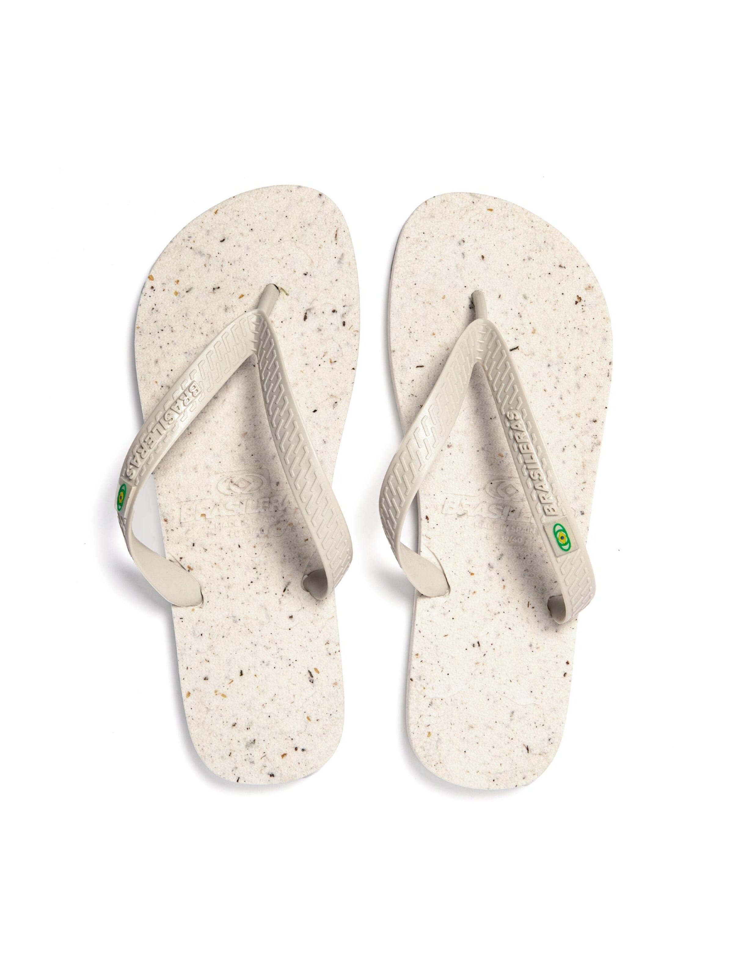 Brasileras - Chinelos de dedo 'Re Walk M' em branco