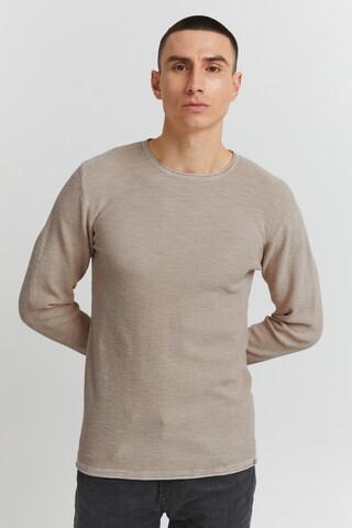 INDICODE JEANS Strickpullover 'Karpo' in Beige: predná strana