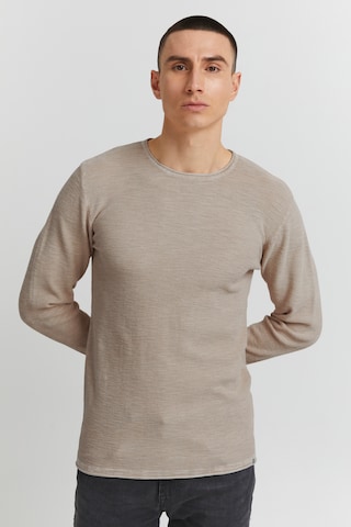 INDICODE JEANS Sweater 'Karpo' in Beige: front