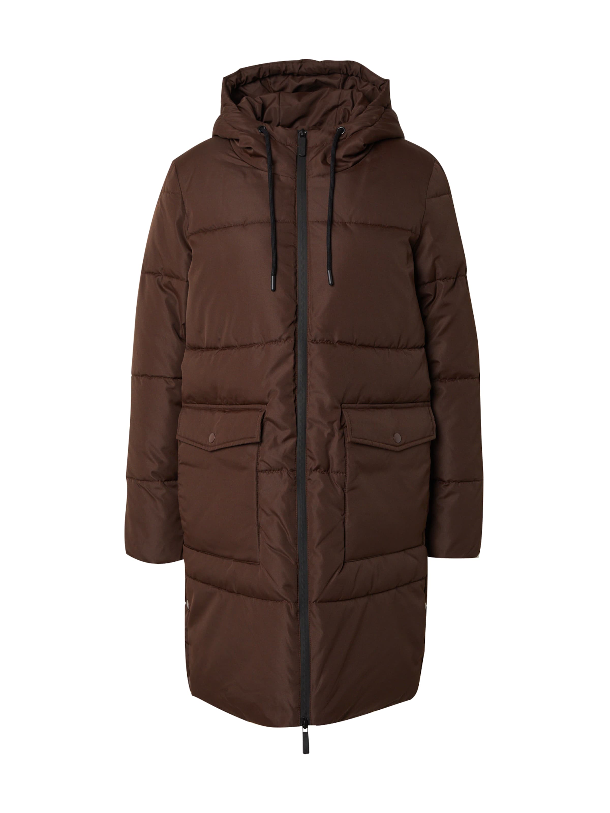 VILA Vinterfrakke 'VIDorsty' i brun: forside