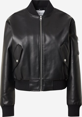 Calvin Klein Jeans Jacke in Schwarz: predná strana