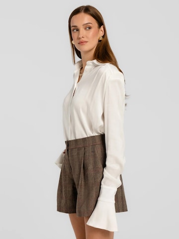 Regular Pantalon 'Gante' mandragora en marron