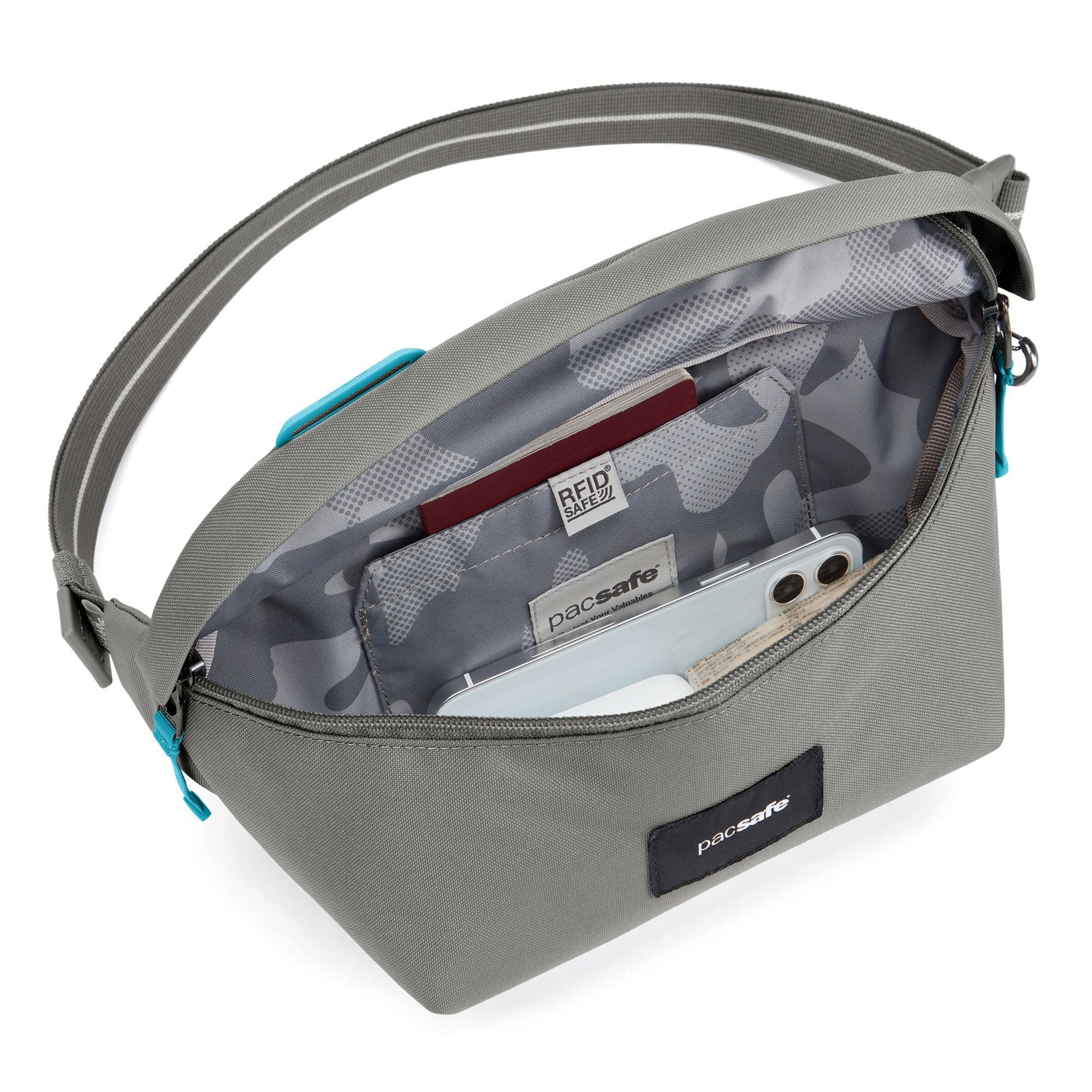 Pacsafe Fanny Pack 'Go' in Grey