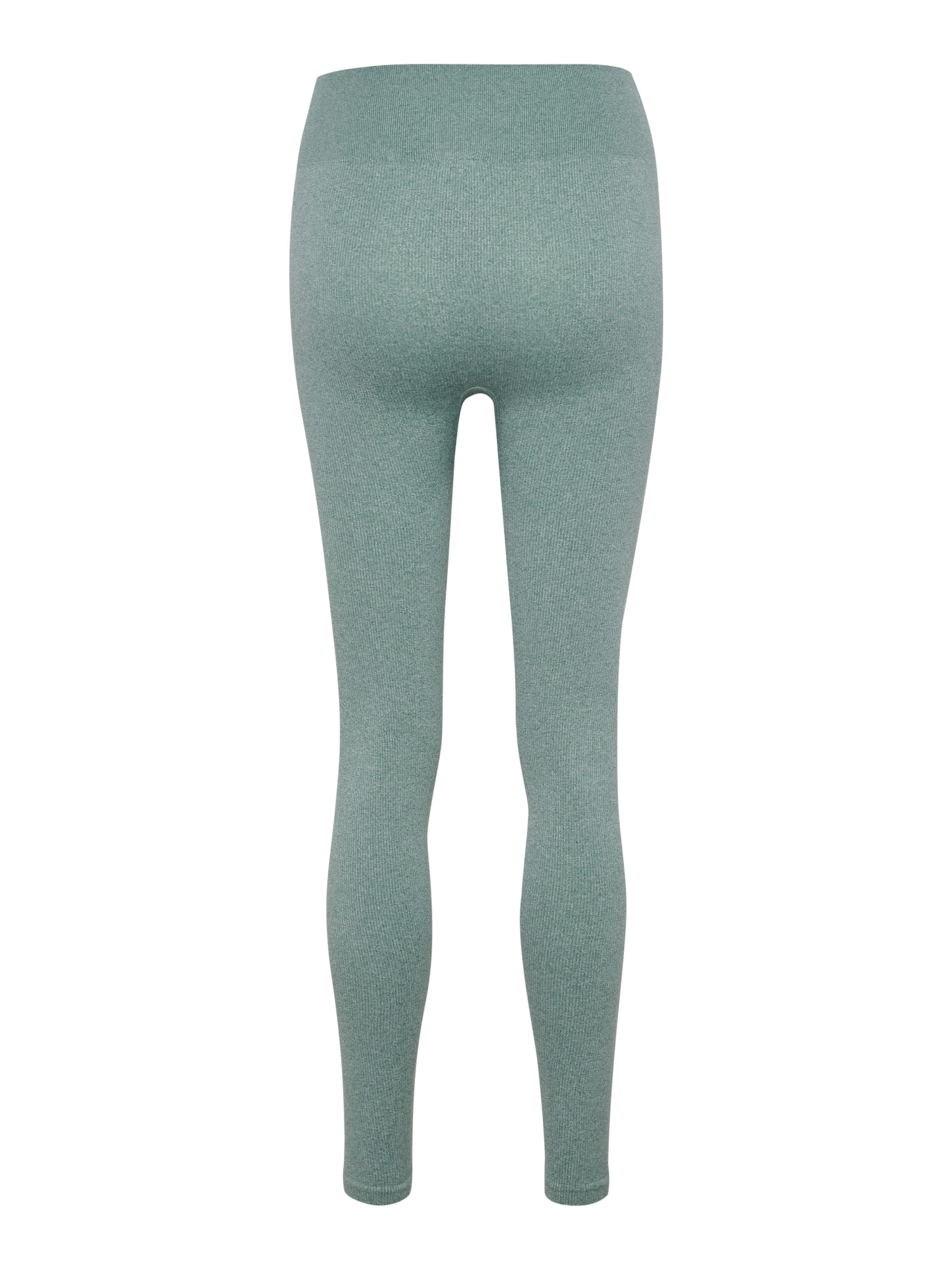 Hummel Skinny Spodnie sportowe w kolorze zielony