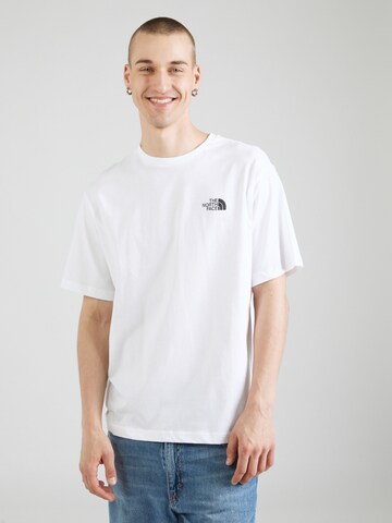THE NORTH FACE Μπλουζάκι 'CAMPING' σε λευκό