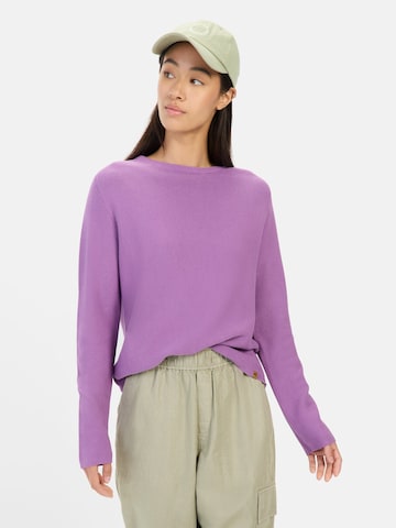 CAMEL ACTIVE Sweater in Purple: front