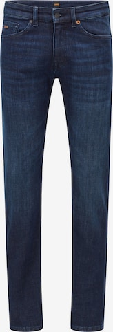 BOSS Orange Slimfit Jeans 'Delaware' in Blauw: voorkant