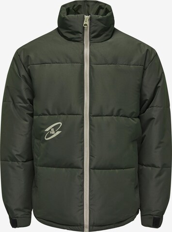 Veste d’hiver 'CATCH' Only & Sons en vert : devant