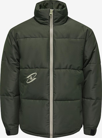 Only & Sons Winter jacket 'CATCH' in Green: front
