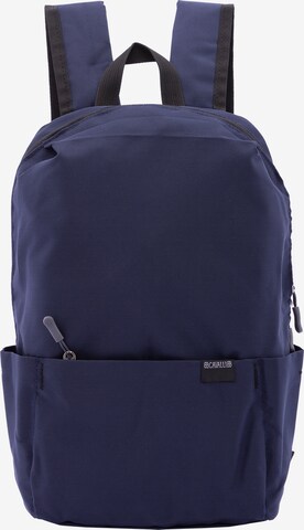 Zaino 'Zaino donna B Cavalli poliestere con zip e tasche esterne regolabile' di B. Cavalli in blu: frontale