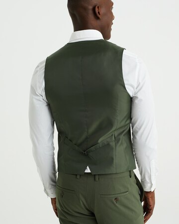 WE Fashion Slim fit Suit vest in Green