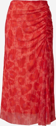Esqualo Skirt in Red: front