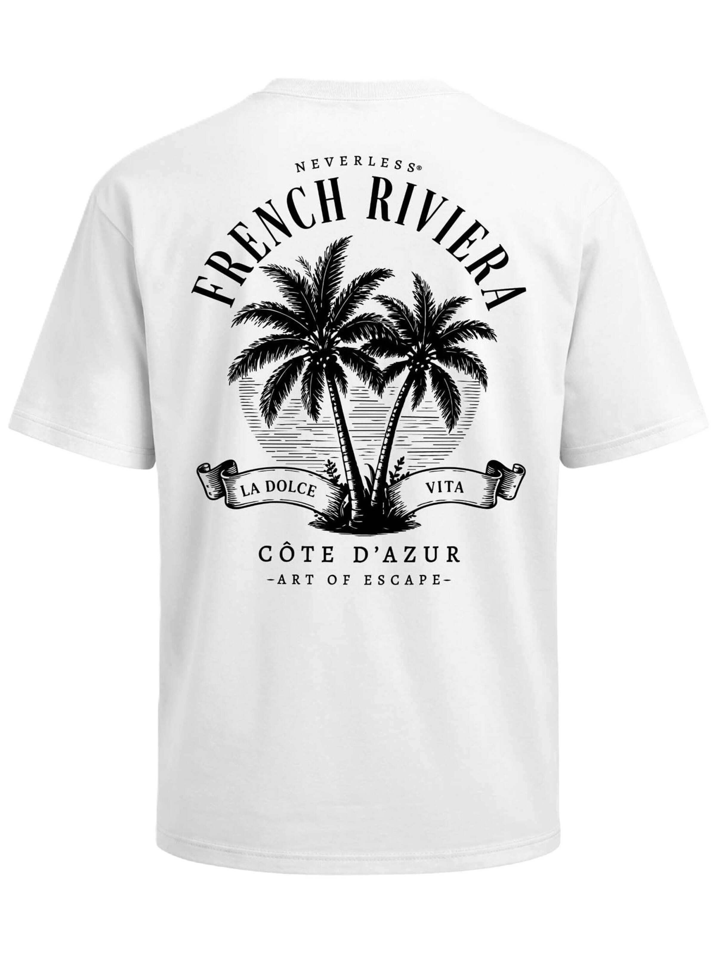 Neverless Shirt 'French Riviera' in White