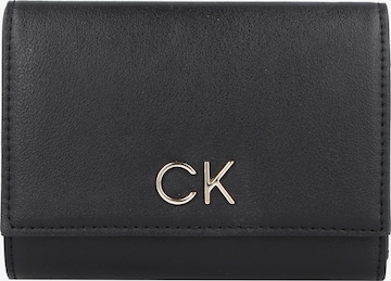 Calvin Klein Wallet 'Re-Lock' in Black: front