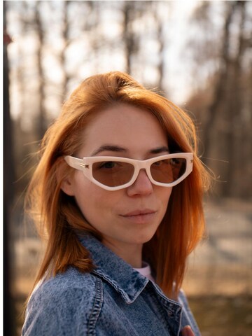 Lunettes de soleil 'Bugdurash' VEYREY en marron