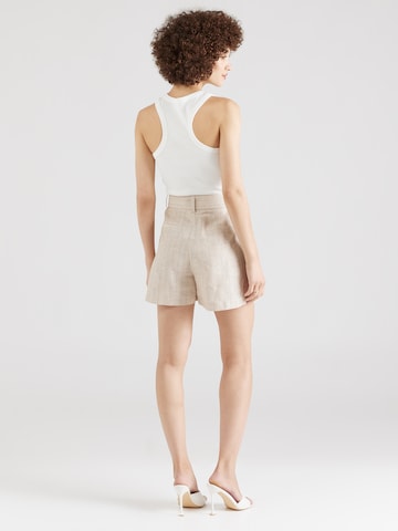 ABOUT YOU x Iconic by Tatiana Kucharova Regular Shorts 'Tara ' in Beige