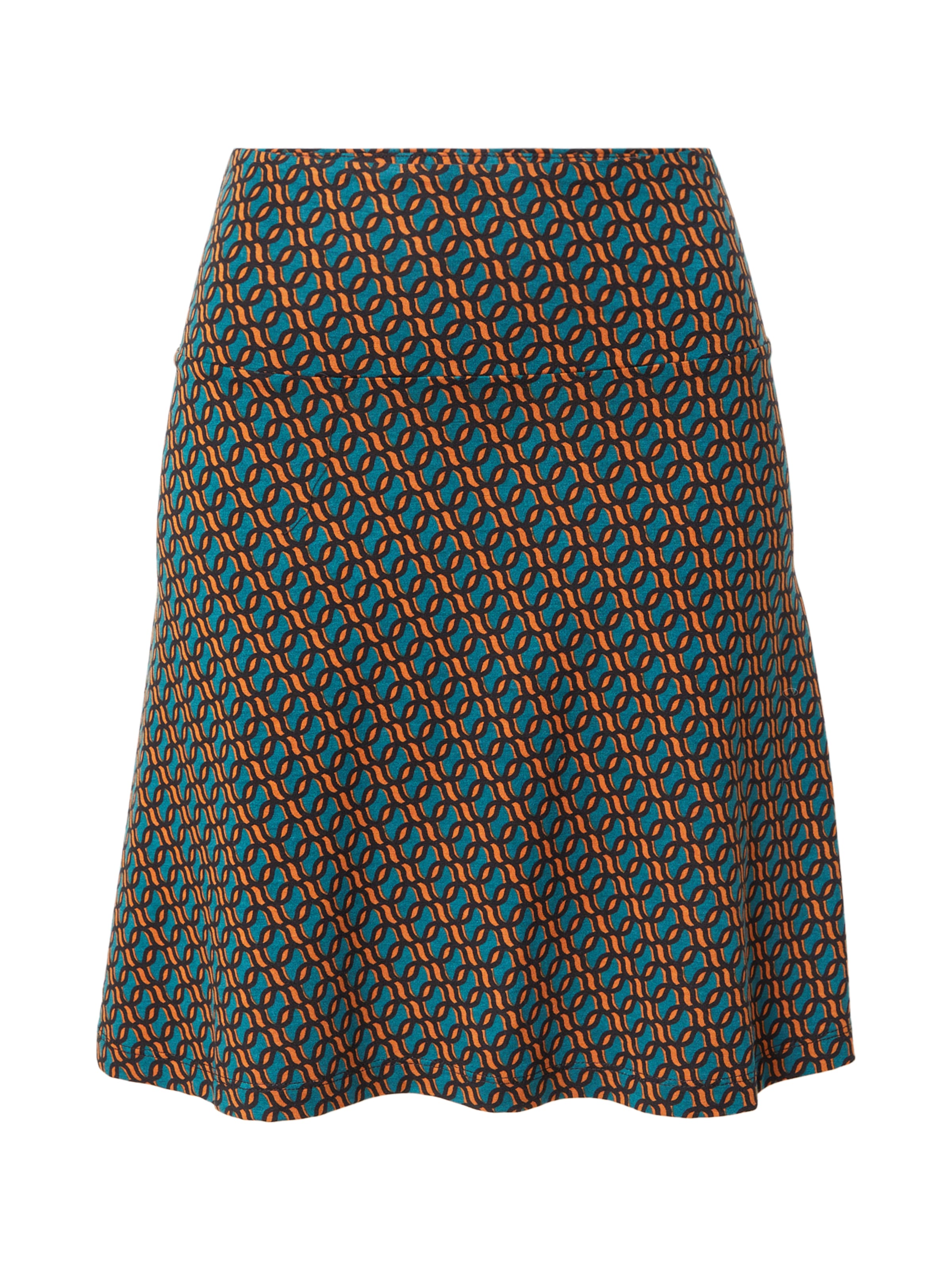 King Louie Skirt 'Border' in Green: front