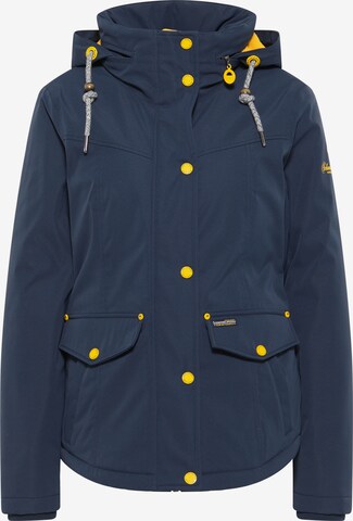 Schmuddelwedda Winter Jacket in Blue: front