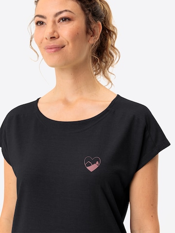 VAUDE Functioneel shirt 'Neyland' in Zwart